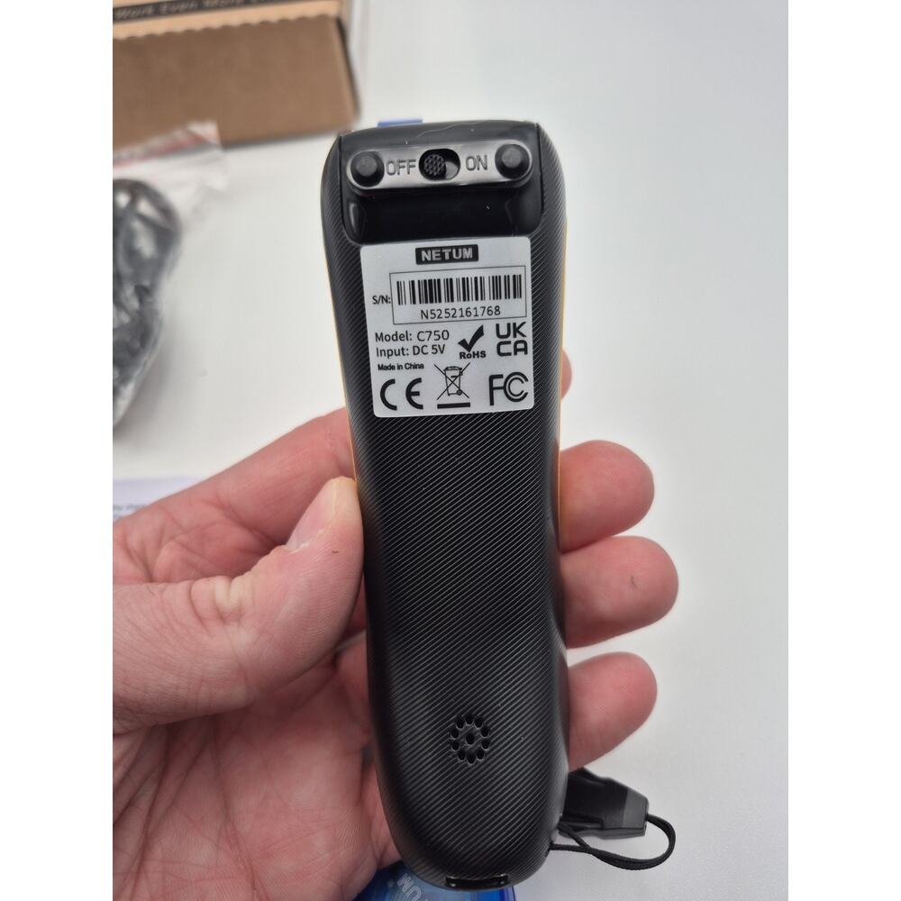 NETUM Mini Barcode Scanner/QR Code Scanner Model C750 New Open Box - Picture 3 of 9